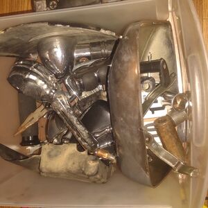 Vintage Motorcycle Parts Collection